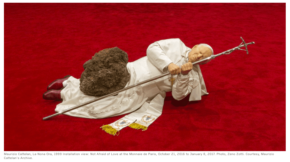 Moderna Museet di Stoccolma ospita la mostra THE THIRD HAND. MAURIZIO CATTELAN and the Moderna Museet collection