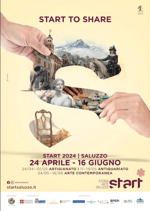 L' Ex Caserma Musso/Il Quartiere ospita l'evento Mostra di Arte Contemporanea di Saluzzo + START / SToria e ARTe 