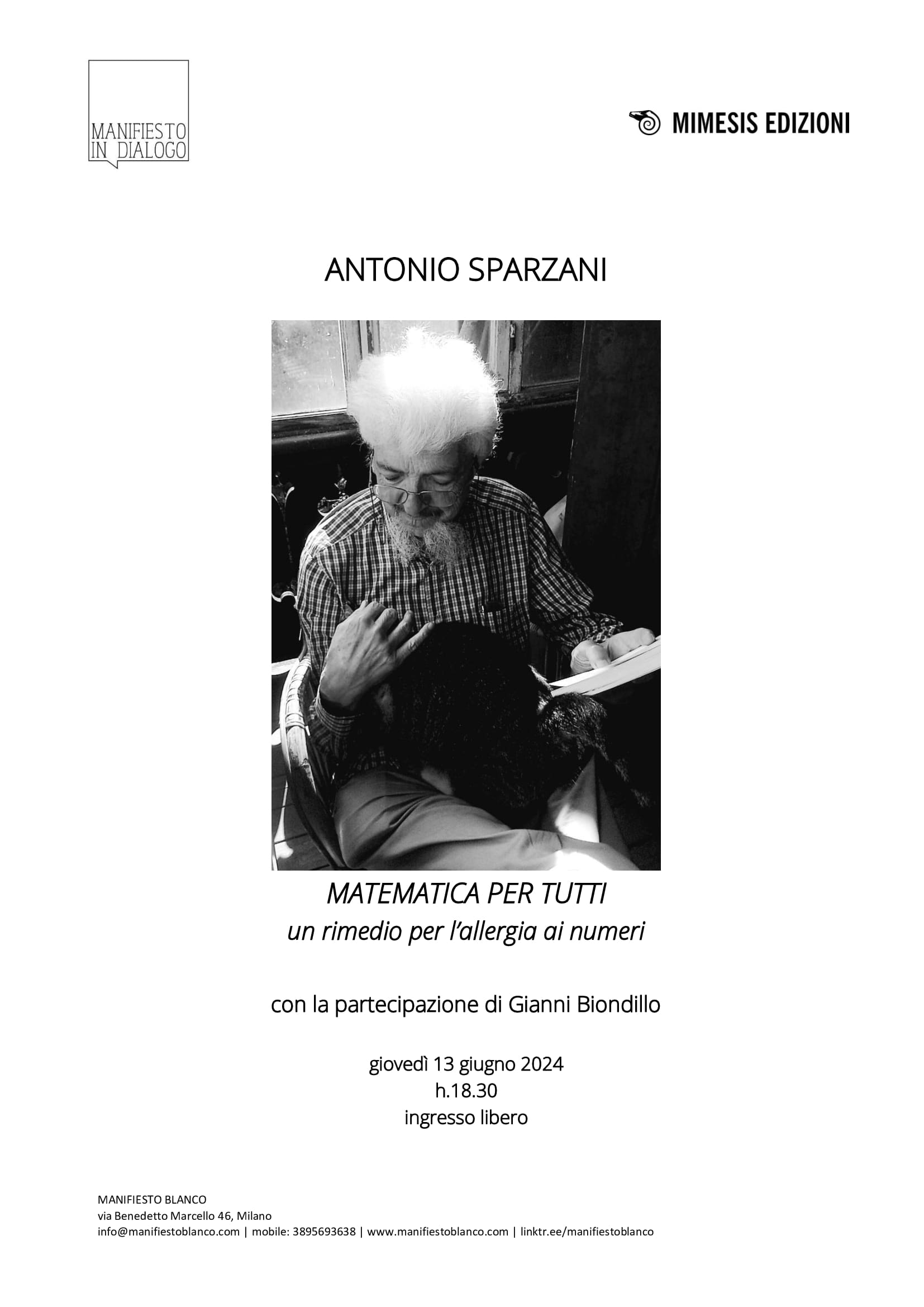 Matematica per tutti, il libro di Antonio Sparzani e Gianni Biondillo, per scoprire la bellezza dei numeri e superare le difficoltà